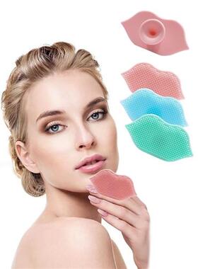 Silicone Lip Exfoliating Facial Cleansing Brush Face Scrub N
