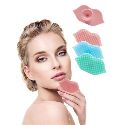 Silicone Lip Exfoliating Facial Cleansing Brush Face Scrub N