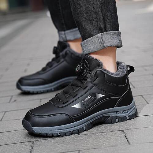 Waterproof outside of the mens shoes. The mens spring and
