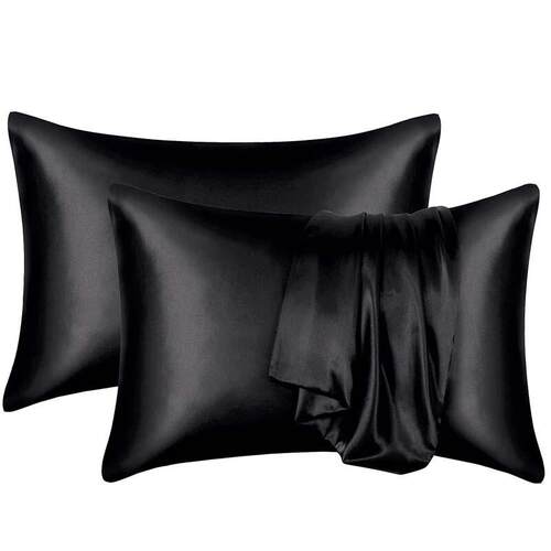 Bed water washes silk pillowcases. Ice-silk silk-like pillow