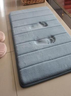 Bathroom water-sliding carpets, pristine doorsteps into the