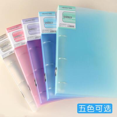 A4-punch clips and four-hole D folders are equipped with lar