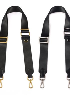 MHS-F-1 Black replacement wide shoulder belt for Hobo cotton