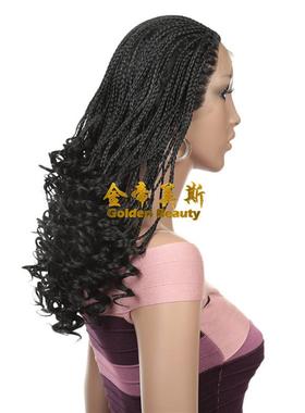 Africas curly babys got three hairs of braids and a half-h