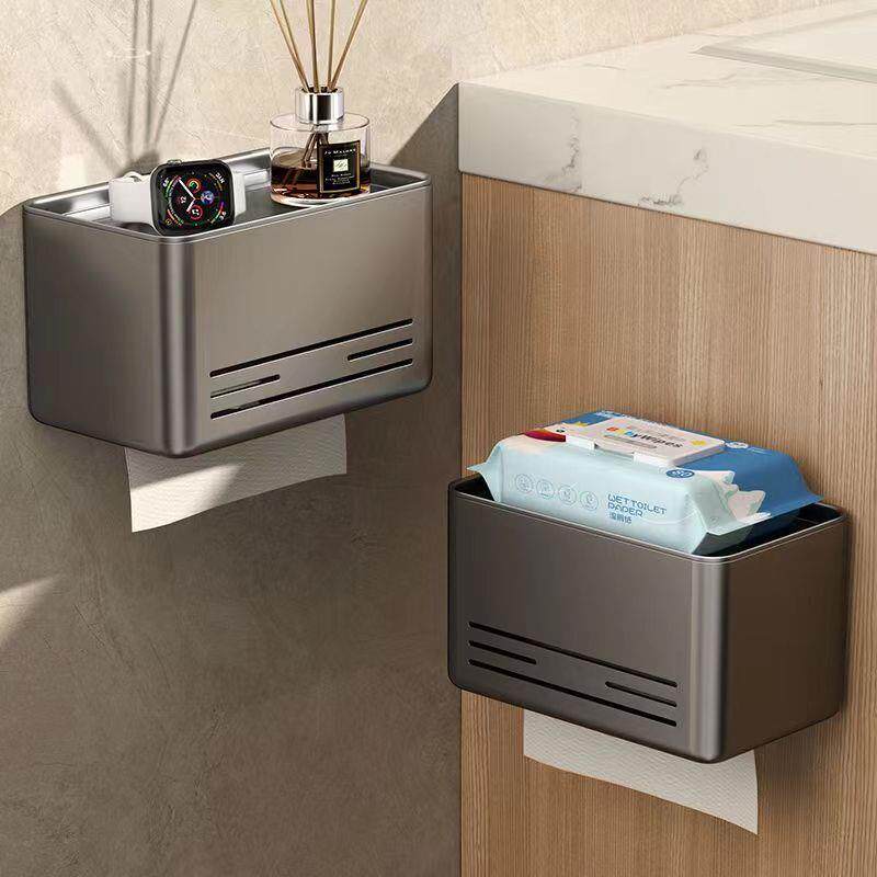 Toilet paper boxes with no puncture-proof wall walled toilet