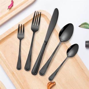 stainless steel packed pairs kitchen fork and 1010 blades