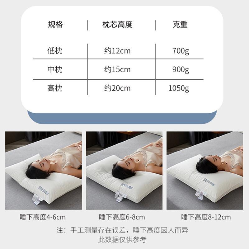 A-type whole cotton pillow-chip children use the cervical ve