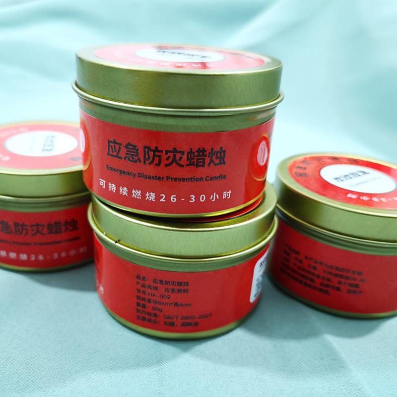 Disaster preparedness emergency candle families prepared can