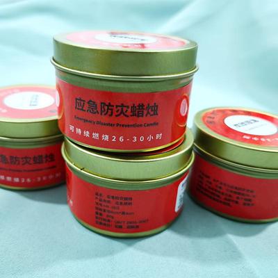 Disaster preparedness emergency candle families prepared can