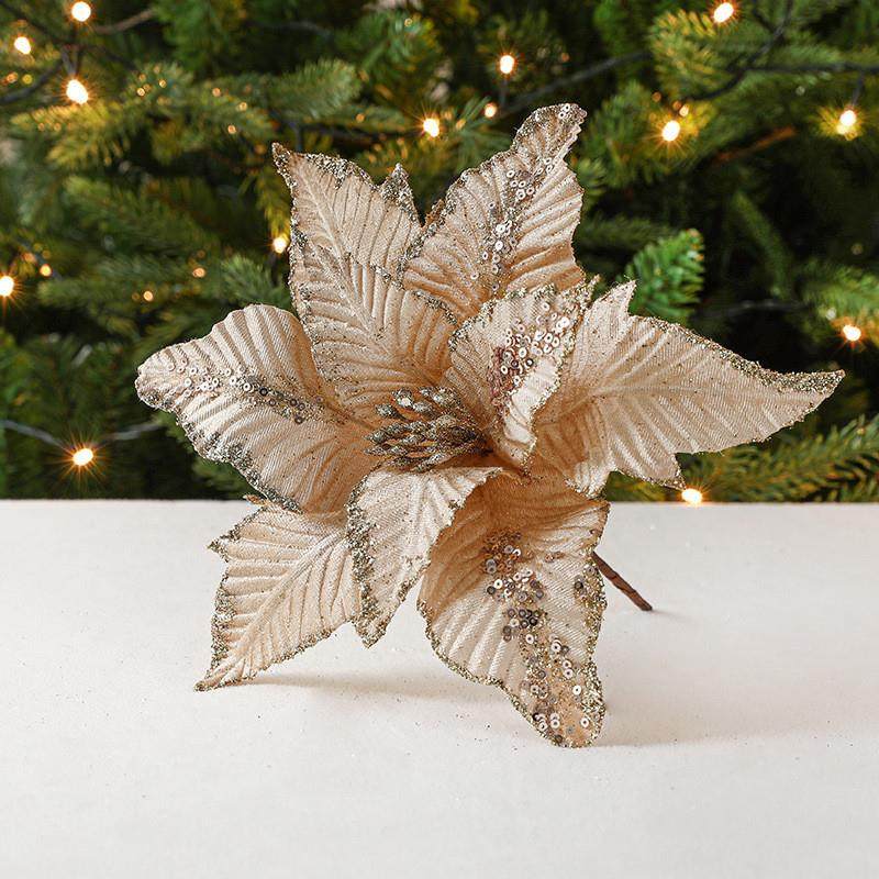 Its like a velvet Christmas tree decorating set-up.