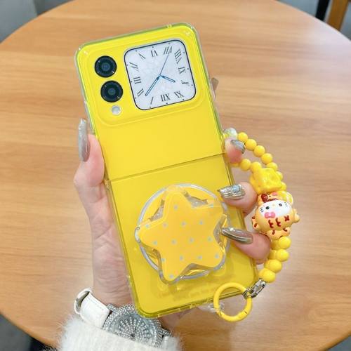 折叠屏软胶磁吸防摔手提链保护套