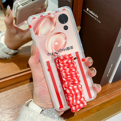 荣耀MagicVFlip手机壳条纹