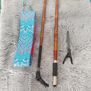 黑坑竞技仿竹支架 鱼竿支架独节猛男粉碳素台钓竿钓鱼支架