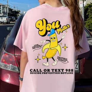 988 Shirt Retro Y2K Suicide Prevention Continue Shirt Mental