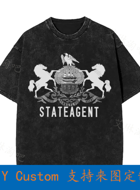 Pa State Agent Seal S Commonwealth Oversized T-Shirt Z0E0