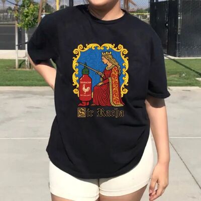 Sir Racha Shirt – Funny Medieval Sriracha Hot Sauce T-Shirt