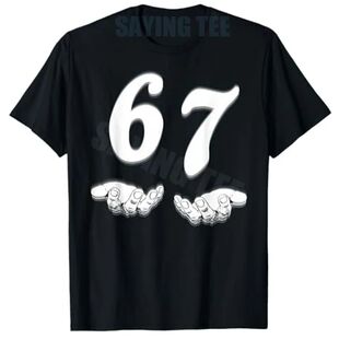 Funny Six Seven 6 7 Meme Gen Alpha Slang T-Shirt Humor Funny