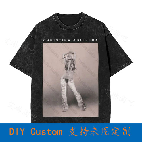 Christina Aguilera Super Star Vintage Oversized T-Shirt PF9E