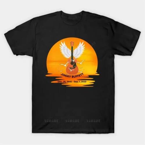New arrived short sleeve brand men cotton top Jimmy Buffett