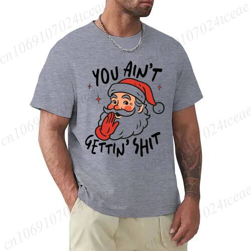 Funny Funny Christmas Sarcastic Santa Retro T Shirt Women Me