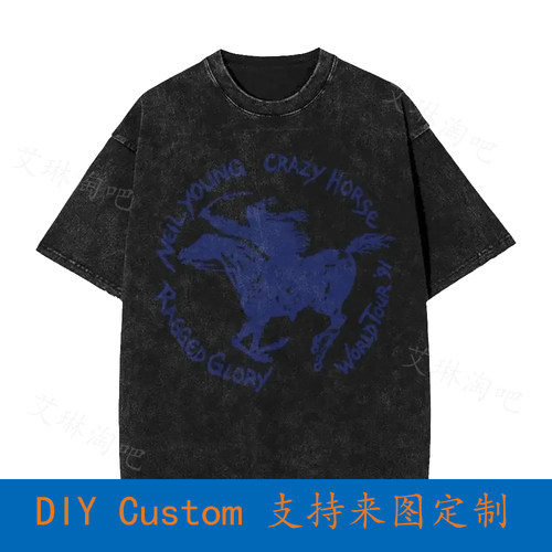 Neil Young Crazy Horse Vintage Oversized T-Shirt YFR7