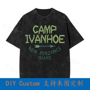 Wes Anderson Vintage Oversized T-Shirt Camp Ivanhoe Moonrise