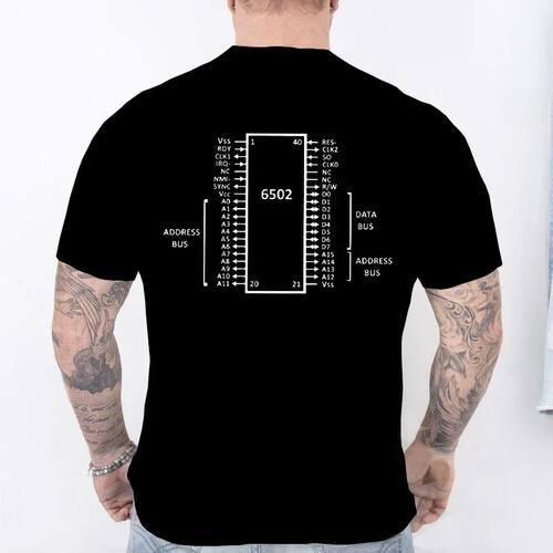 New Summer O Neck Short Sleeve T-shirt for Men Technology CP