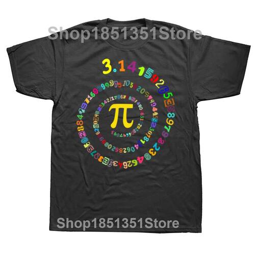 Funny Pi Day Graphic T-shirts Men  Fashion Casual Tshirt 100