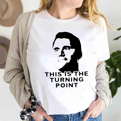 Charlie Kirk This Is The Turning Point Men’s T Shirt Cotton