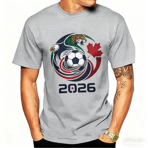 Men's Sports T-shirt 2026 USA Canada Mexico Soccer T-Shirts