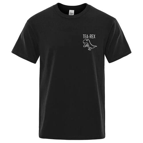 Men's High Quality Cotton Funny Casual Dinosaur Design Print