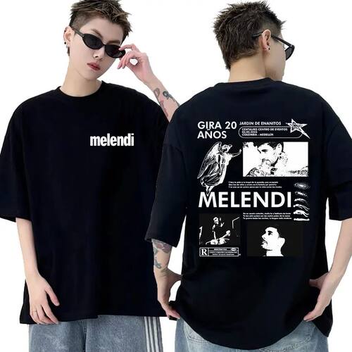Rapper Melendi Gira 20 Anos Album 2025 Merch T Shirts Men Re