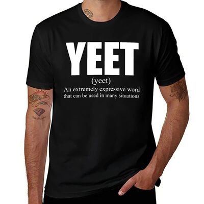 Yeet Definition Shirt Funny Dank Meme T-Shirt Casual Streetw