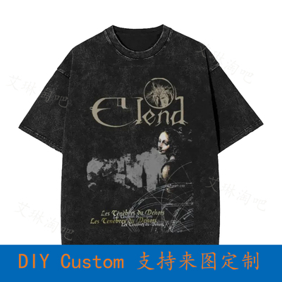 New D T G Vintage Oversized T-Shirt Elend Size 5OZ0