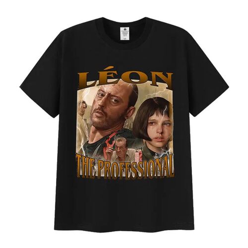 Vintage Leon The Professional Graphic T-Shirts Men's Women O