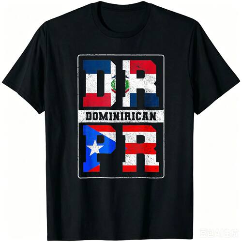Puerto Rican Dominican Republic Dominirican Flag Pride T-Shi