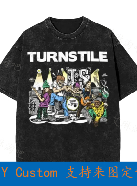 Turnstile American Hardcore Punk Band  Oversized T-Shirt ZRN