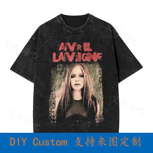 Avril Lavigne Fashion Bonez Tour 2005 Oversized T-Shirt UD7H