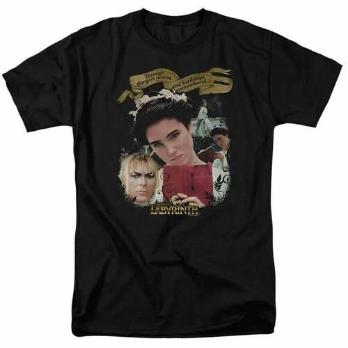 Labyrinth Dangers Untold T Shirt Mens Licensed Movie Jareth