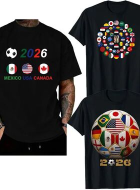 Worldwide Football 2026 Flags, World Sport Lovers T-Shirt 20