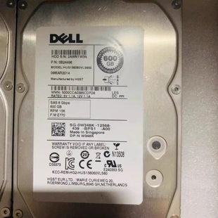 600G 6GB R730 3.5寸 SAS 15K 服务器硬盘 R710 R720 R900 DELL