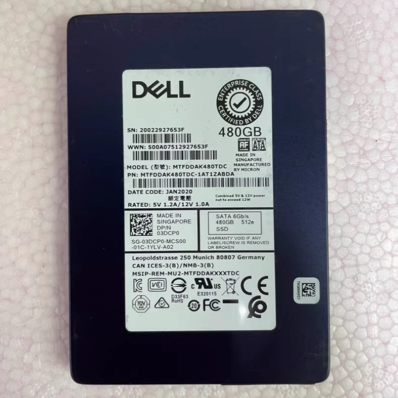 DELL03DCP0480GSATASSD2.5