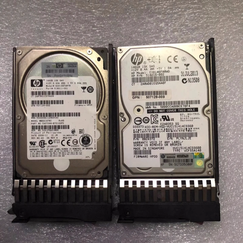 HP原装 512744-001 146G 15K 2.5 SAS 6GB 512547-B21 服务器硬盘