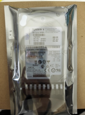 IBM 6Gb SAS FRU 90Y8873 600GB 10K 2.5寸 X3650M4 服务器硬盘