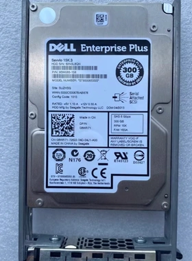 原装DELL 300G 15K 2.5 SAS 08WR71 ST9300653SS 康贝 EQ存储硬盘
