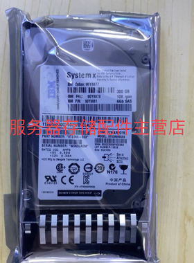 IBM 90Y8877 90Y8878 90Y8881 硬盘 300G 10K SAS 2.5 X3650 M4