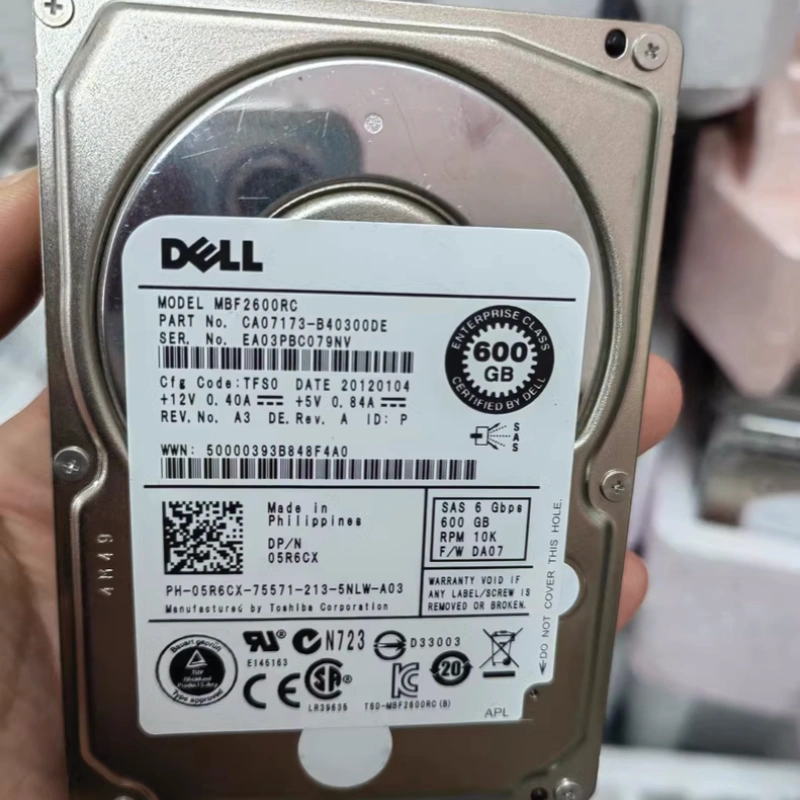 DELL东芝600G10KSAS2.5MBF