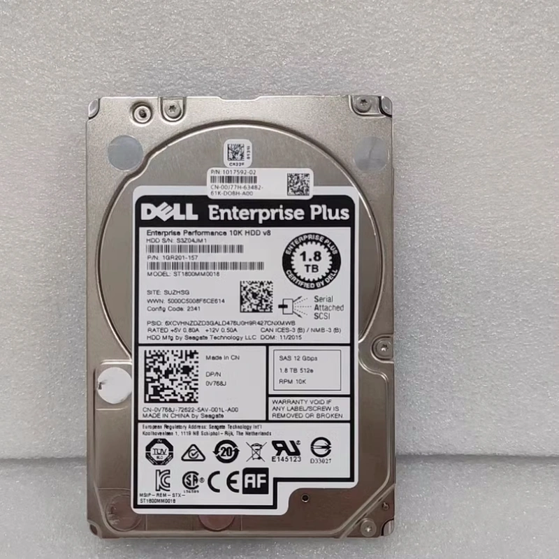 DELL sc220 scv2020 SC康贝存储硬盘 1.8T 10K SAS 2.5寸 0V768J