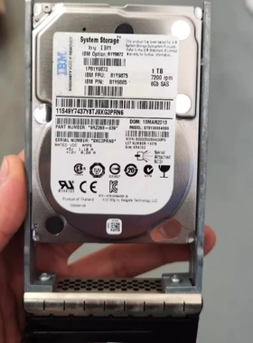IBM 5270 81Y9872 81Y9875 1T 7.2K 2.5寸 SAS DS3524 存储硬盘