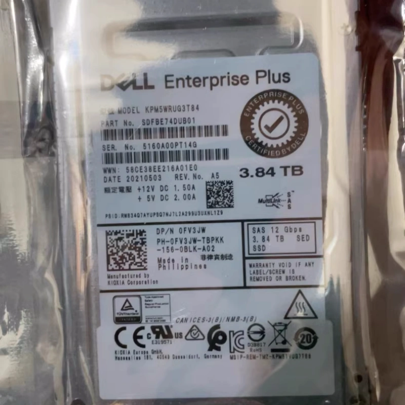 戴尔3.84T 02VY8H R740 SCv2000 SCv2020 SC200 SC120 SC100
